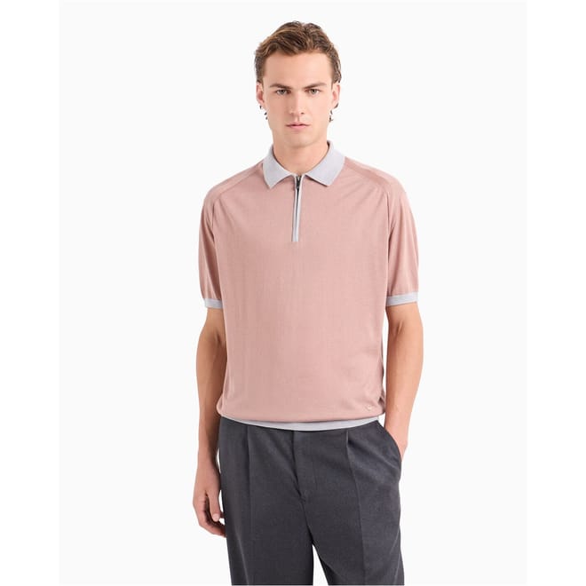 Emporio Zip Knt Polo
