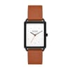 Mens Hagen Three Hand Brown Leather Watch