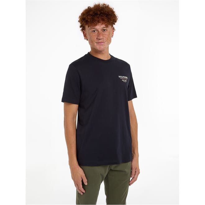 Global Lettering Crew Neck T-Shirt