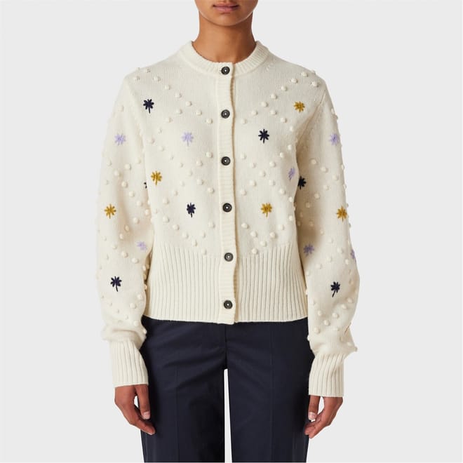 Embroidered Motif Cardigan