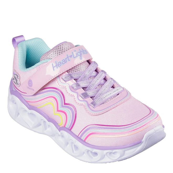 Girls Heart Light Up Trainers