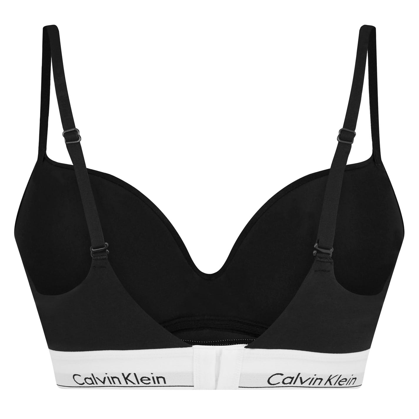 Black Calvin Klein Modern Cotton Plunge Push up Get The Label