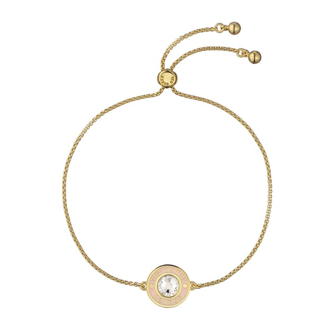 Crystal Button Adjustable Bracelet