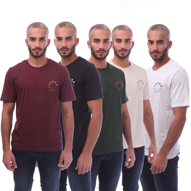 Mens Warrior L 5 Pack T-Shirts