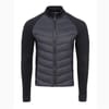 Mock Neck Slim Fit Hybrid Puffer Jacket