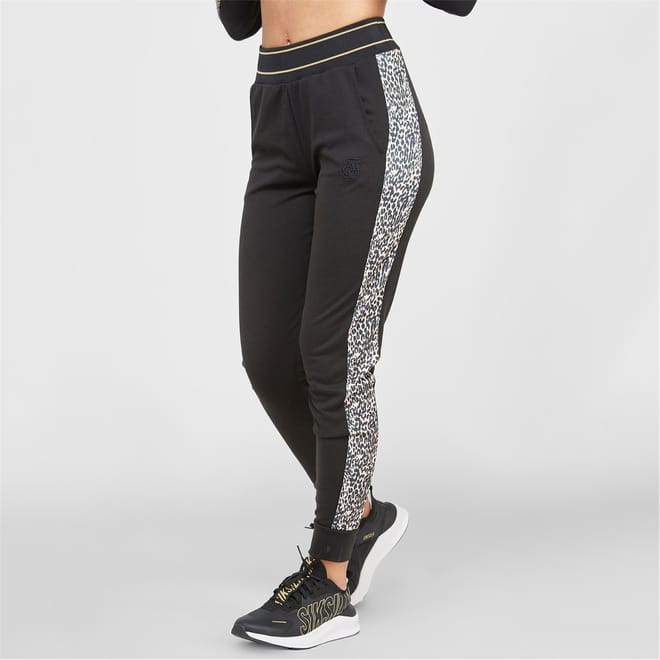 Animal Patterned Slim Cut Joggers