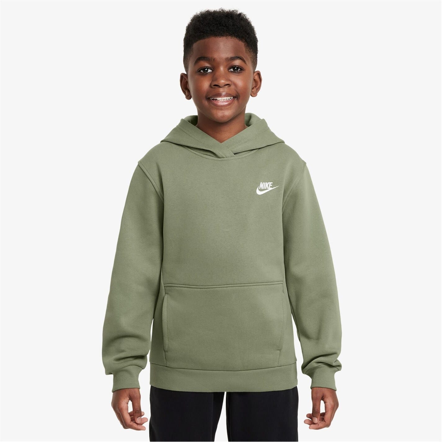 Nike club logo hoodie junior shops