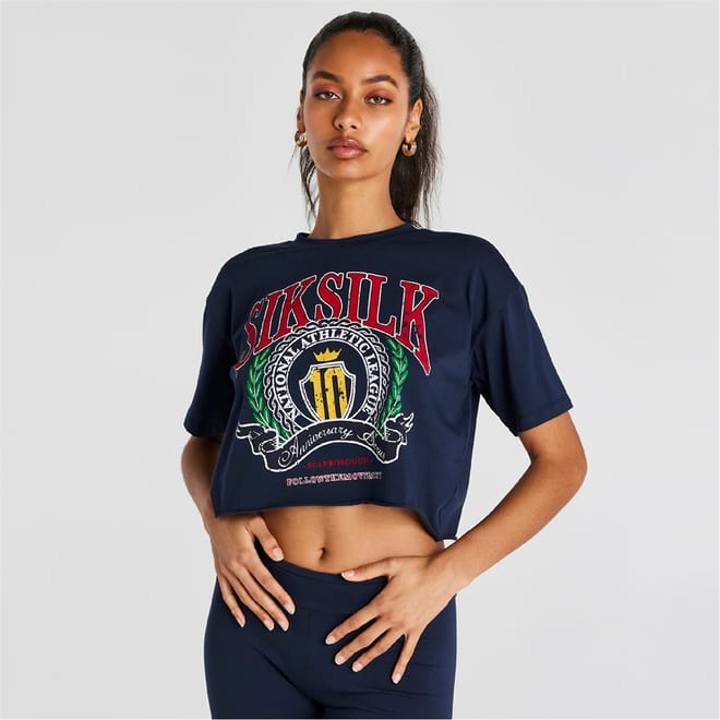 Cropped Crew Neck Regular Fit T-Shirt