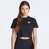 Cropped Crew Neck Regular Fit T-Shirt