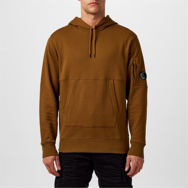 Diagonal Raised Fleece Hoodie