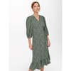 Olivia V-Neck Midi Wrap Dress