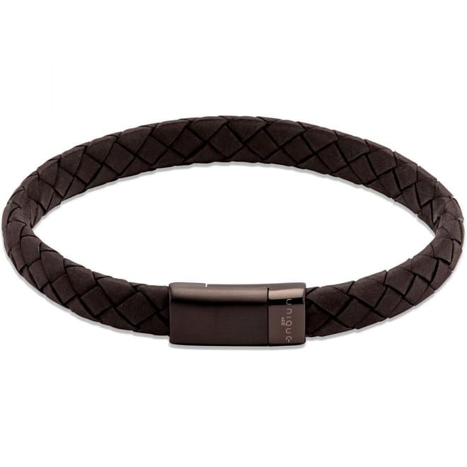 Unique  And  Co Black Plated Steel Bracelet