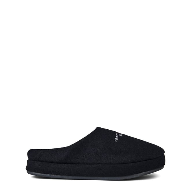 Felt Lettering Mules Slippers