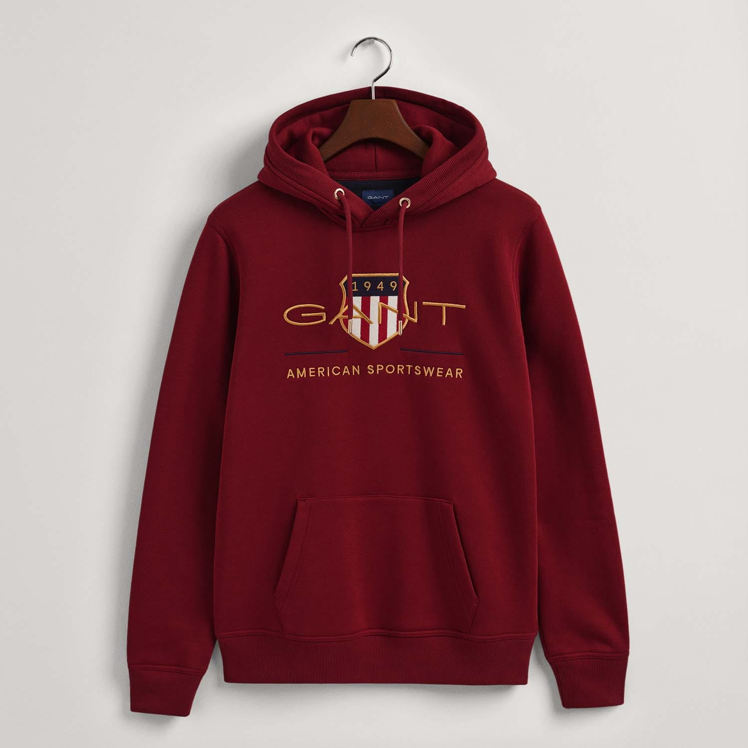 Red Gant Archive Shield Hoodie Get The Label