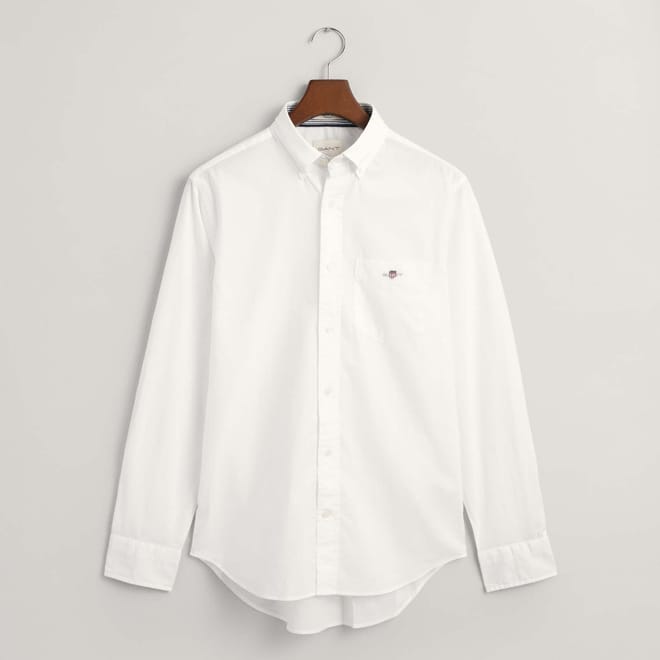 Regular Fit Poplin Archive Shield Shirt