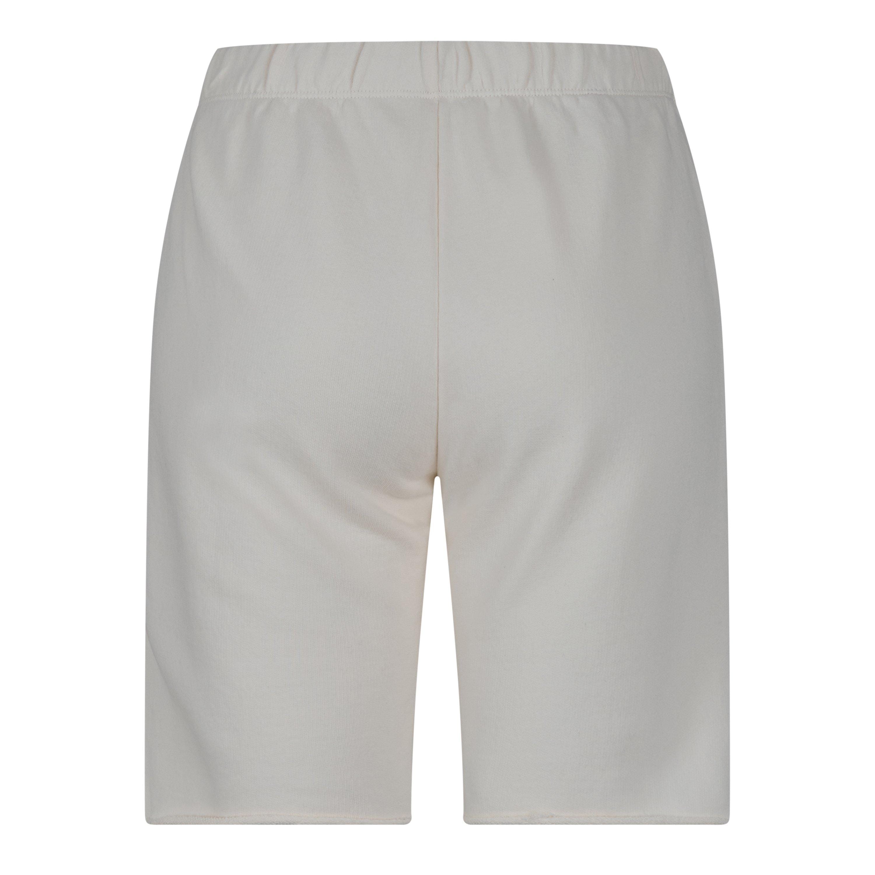 White Heron Preston Logo Recycled Cotton Sweat Shorts Get The Label