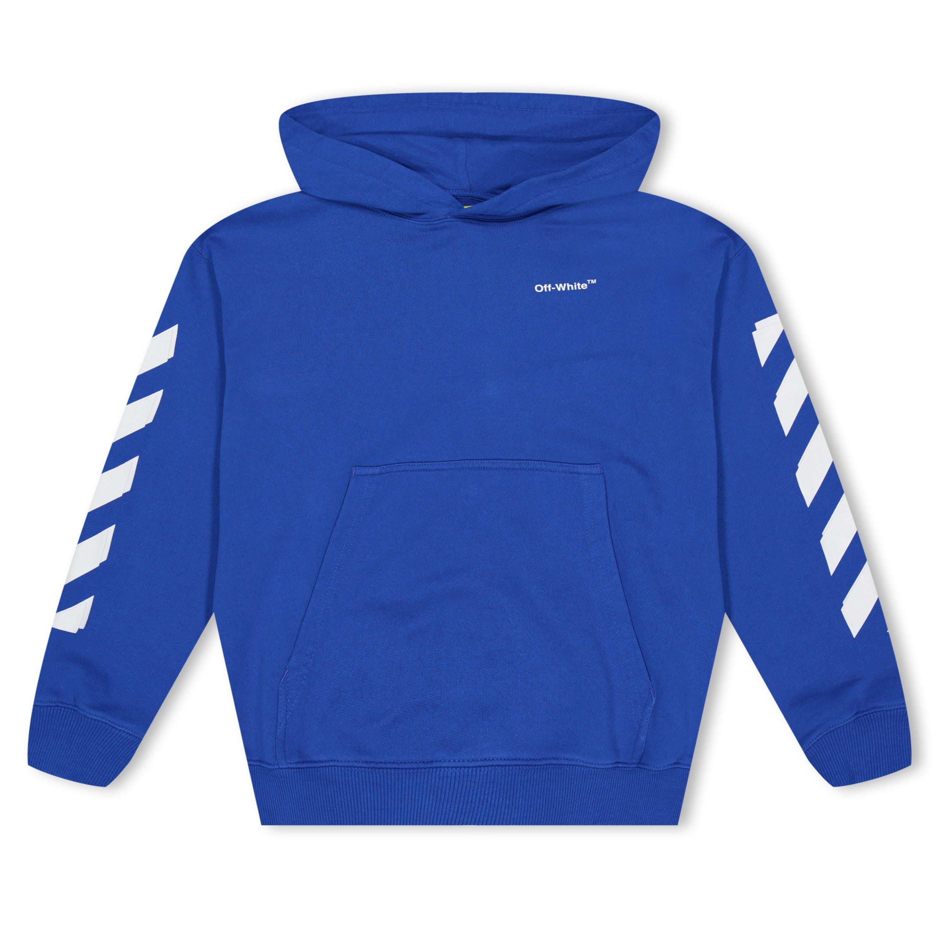 Blue White Off White Juniors Rubber Arrow Hoodie Get The Label