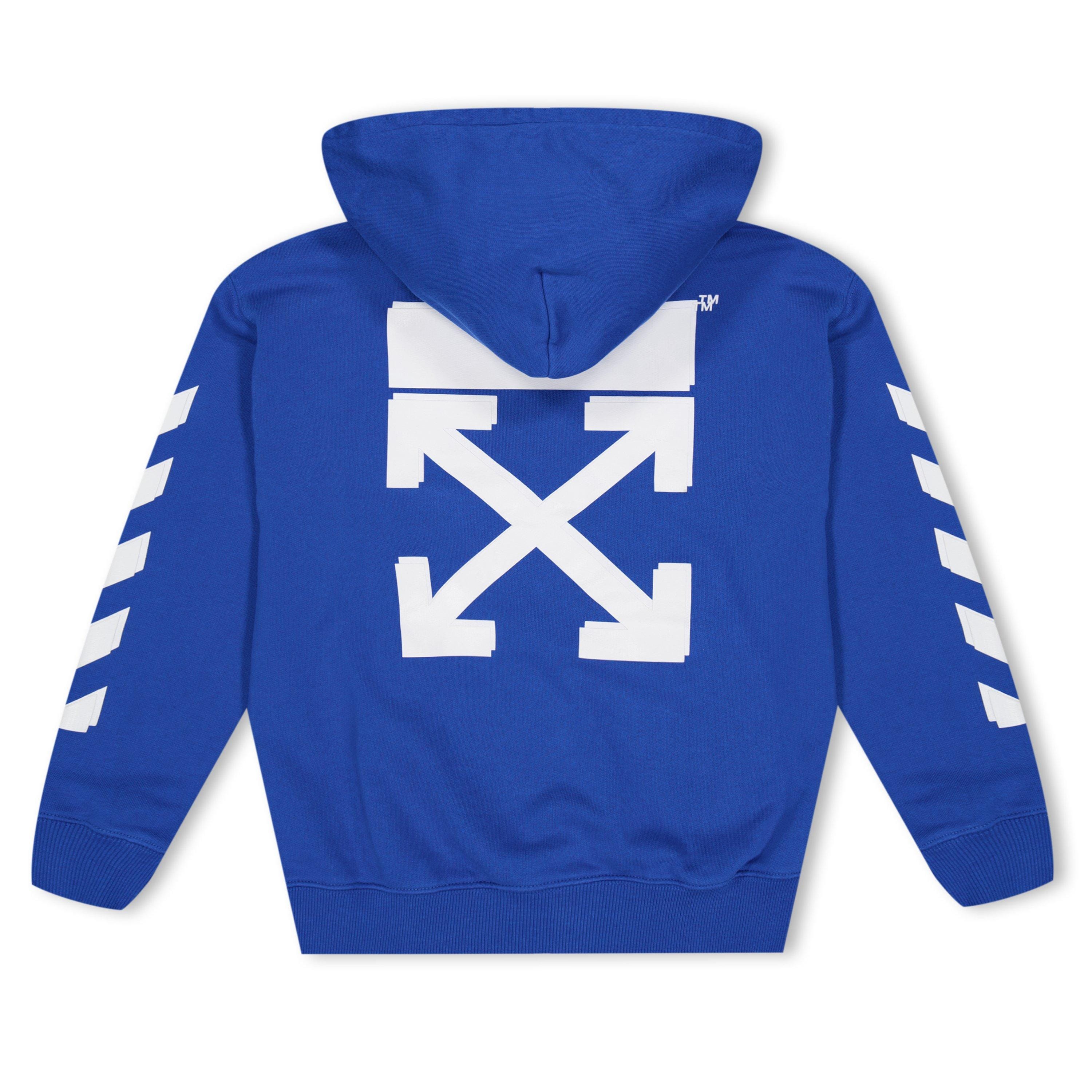 Blue White Off White Juniors Rubber Arrow Hoodie Get The Label