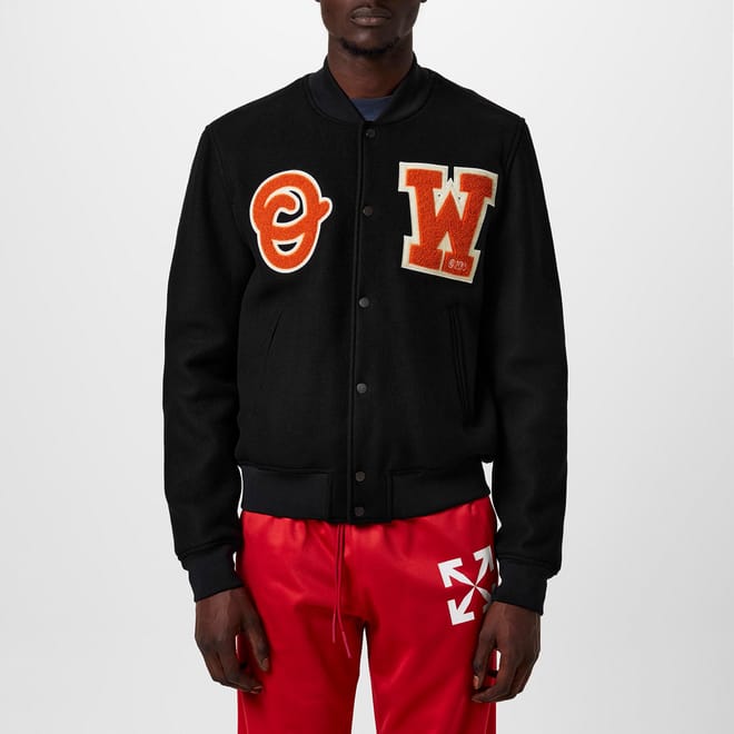 OW Patch Varsity Jacket