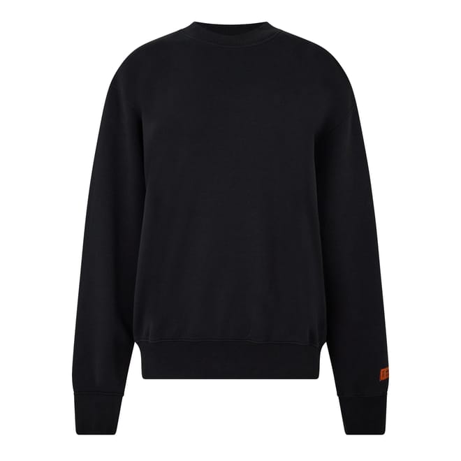 Logo Recycled Cotton Crewneck Sweatshirt