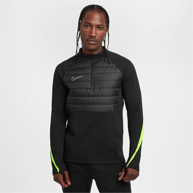 Football Font Therma Zip Neck Sweatshirt