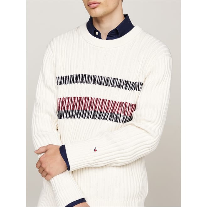 Stripe Chunky Rib C nk