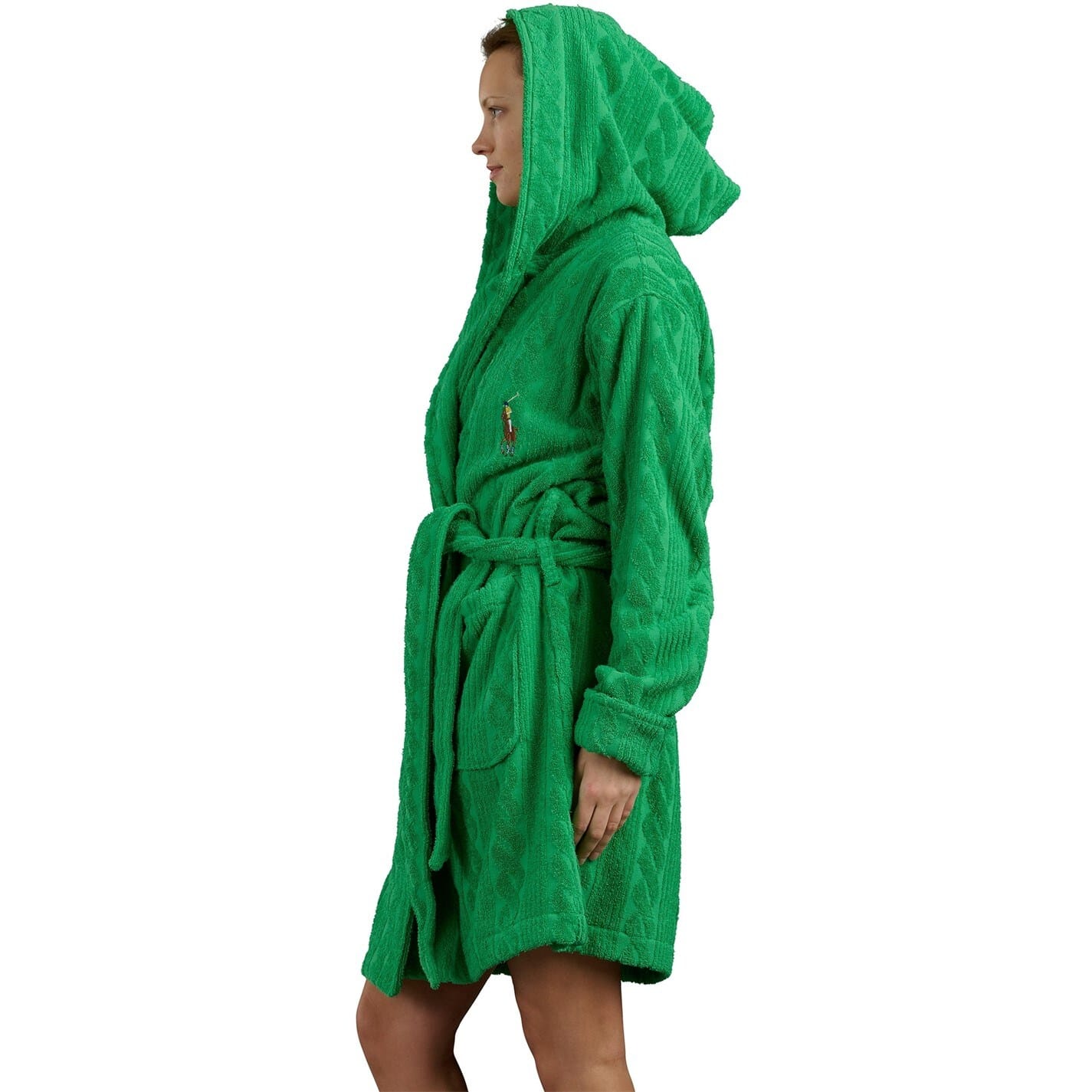 Green Polo Ralph Lauren Polo Cozy Hooded Robe Get The Label