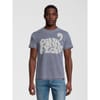 F Print Regular Fit Crew Neck T-Shirt
