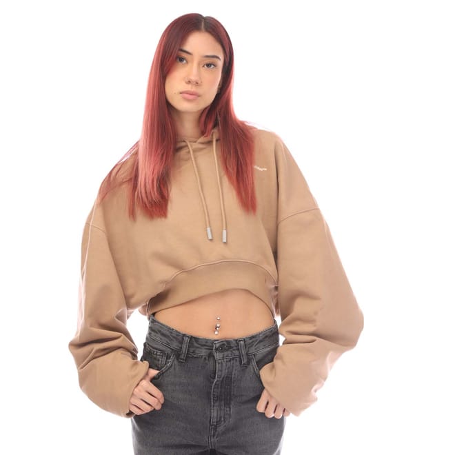 For All Cropped Over Hoodie