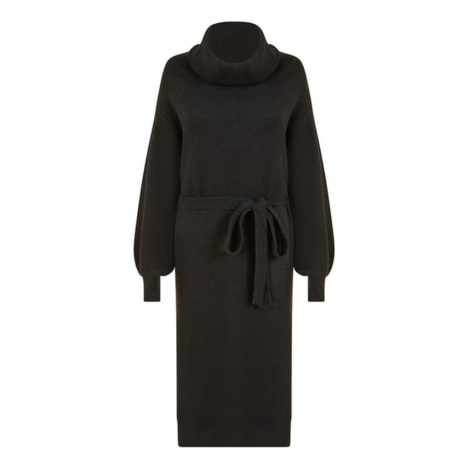 Roll Neck Midi Sweater Dress