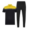 Collared Neck Polo Shirt Casual Pant Set