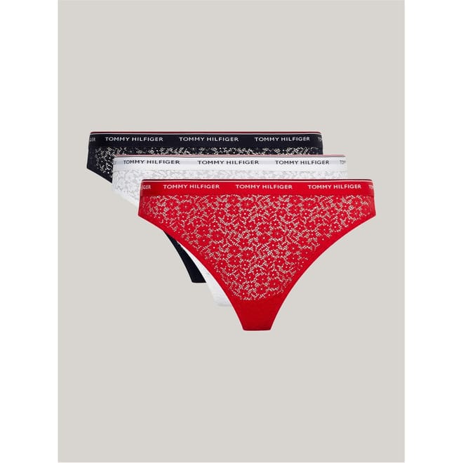 Floral Patterned Thong