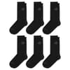 6 Pack Of Crew Socks Juniors