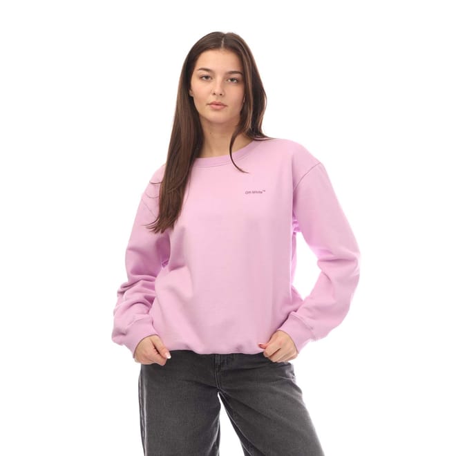 Diagonal Regular Crewneck Sweatshirt