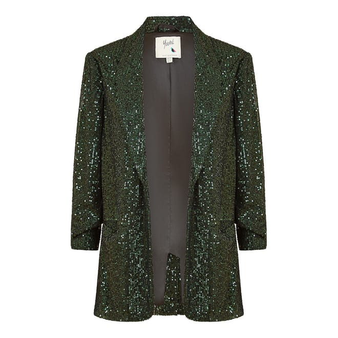 Sequin Relaxed Fit Blazer