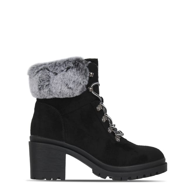 Faux Fur Collar Boot