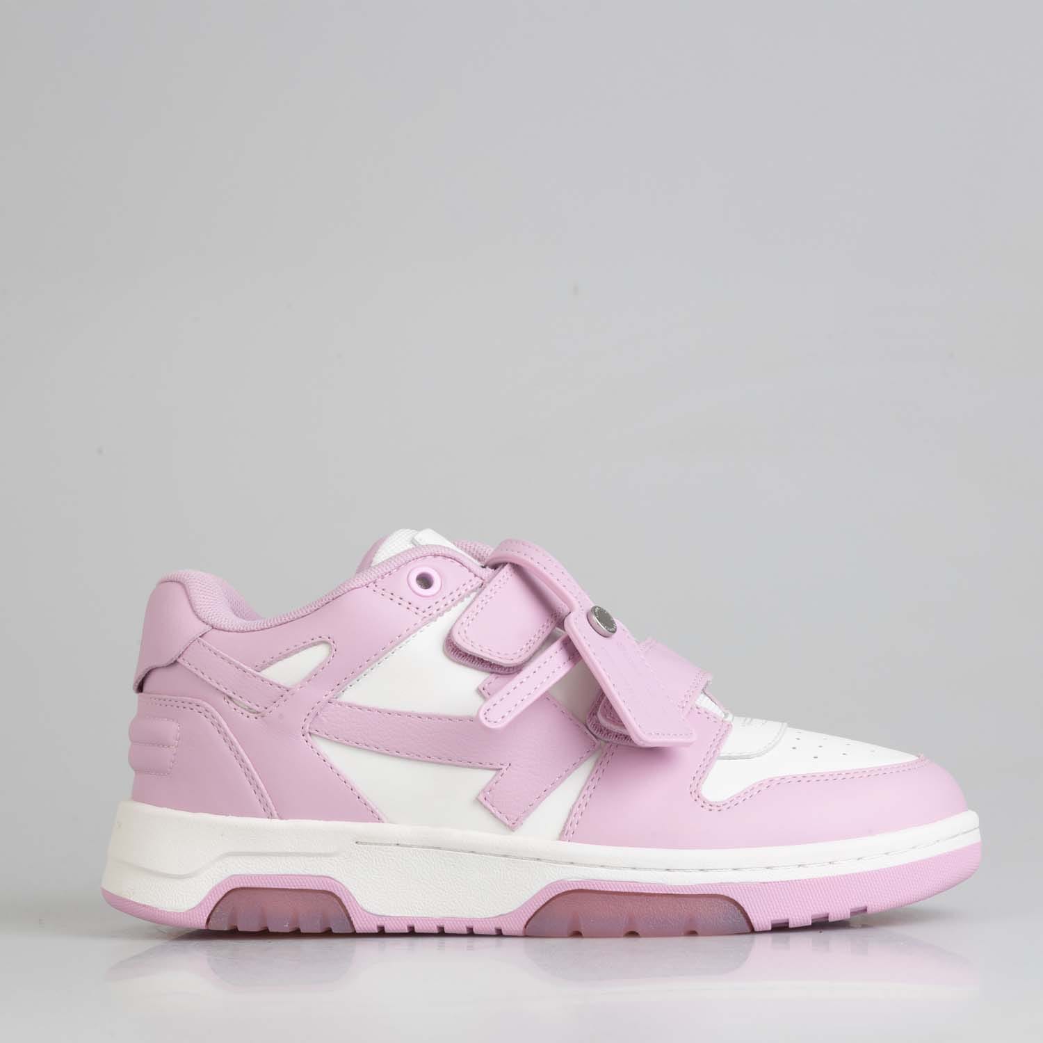 White pink Off White Juniors Out of Office Straps Trainers Get The Label