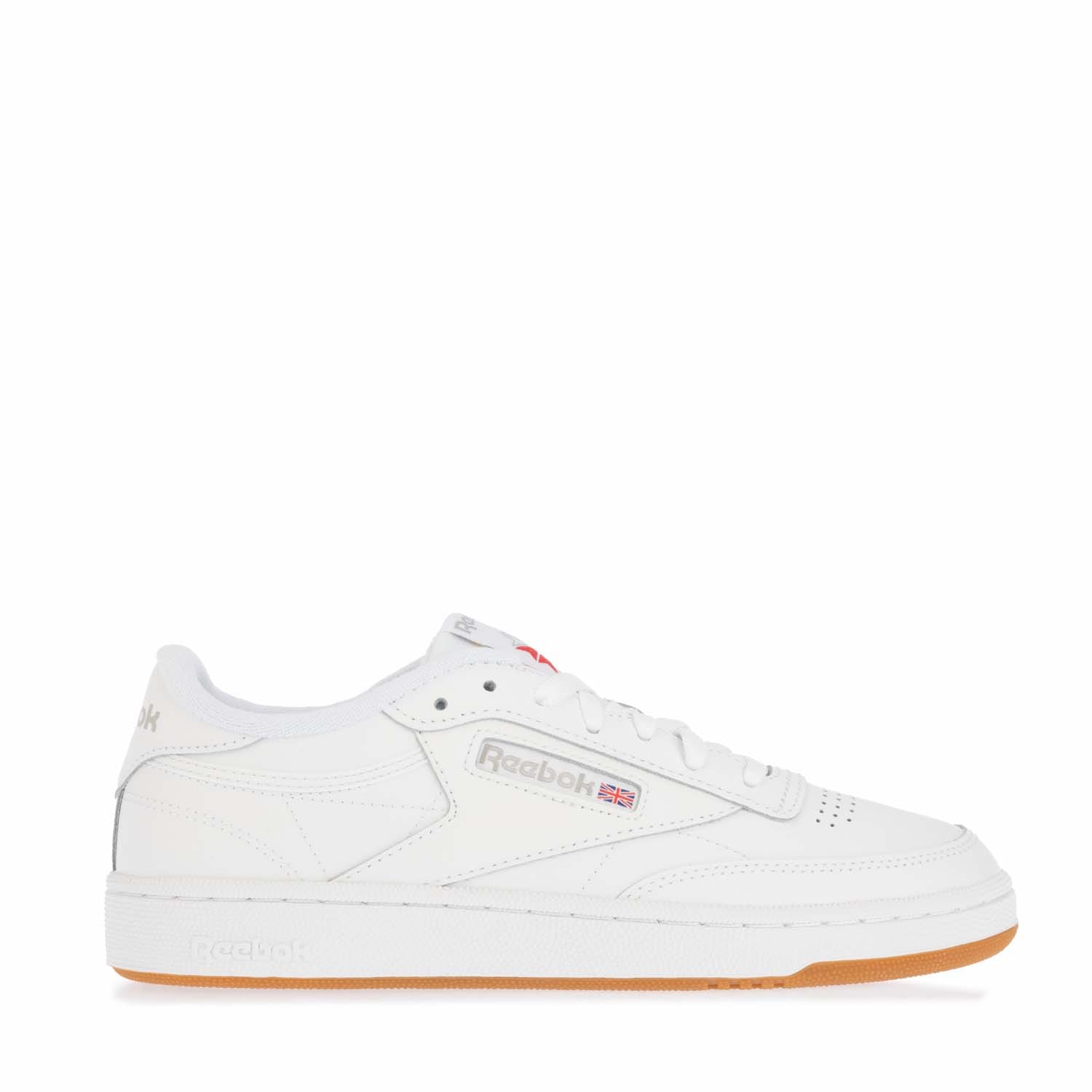 White Reebok Classics Club C 85 Trainers Get The Label