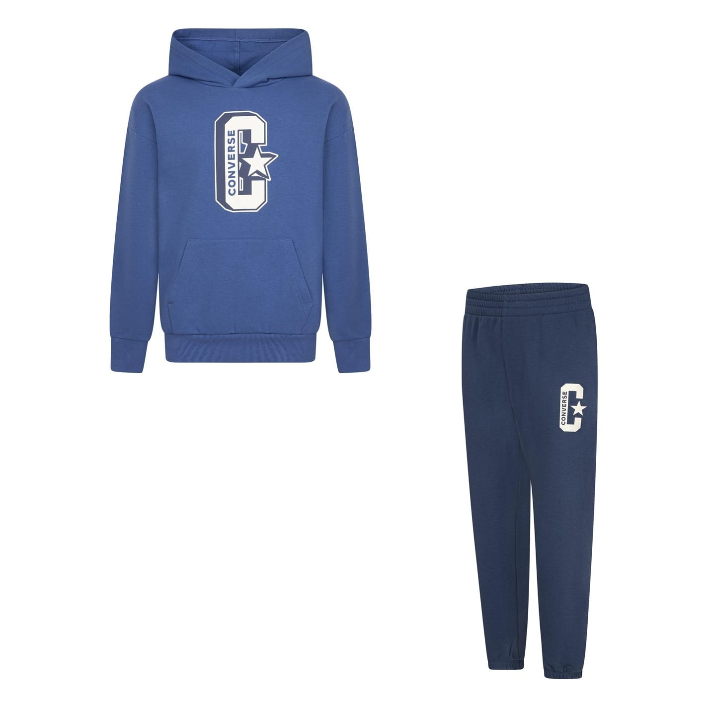 Blue Converse Fleece Jogger Set Juniors Get The Label