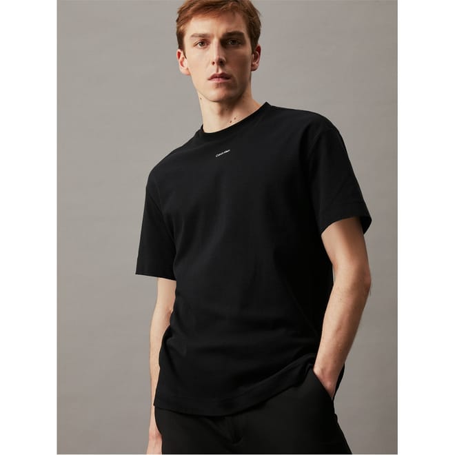 Logo Print Regular Fit Crew Neck T-Shirt