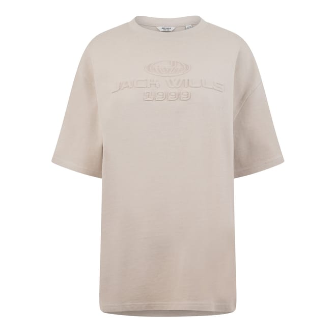 Embossed Oversize Fit T-Shirt