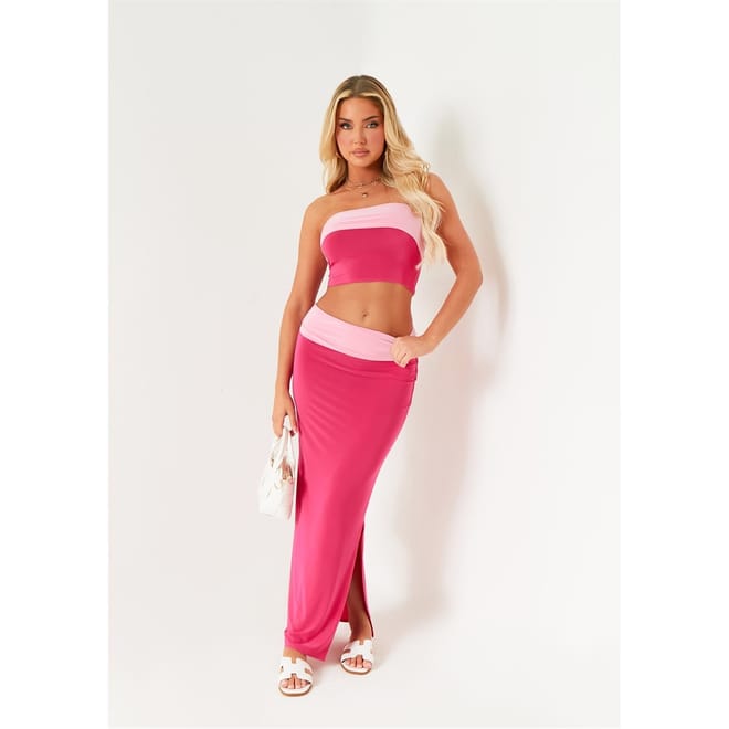Fold Maxi Skirt