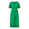 Greenwrap V-Neck Midi Wrap Dress