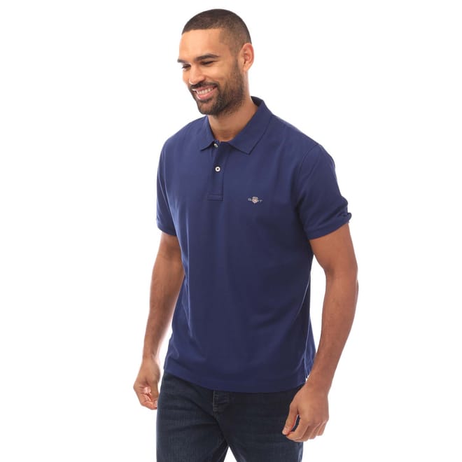 Shield Logo Piqué Polo Shirt