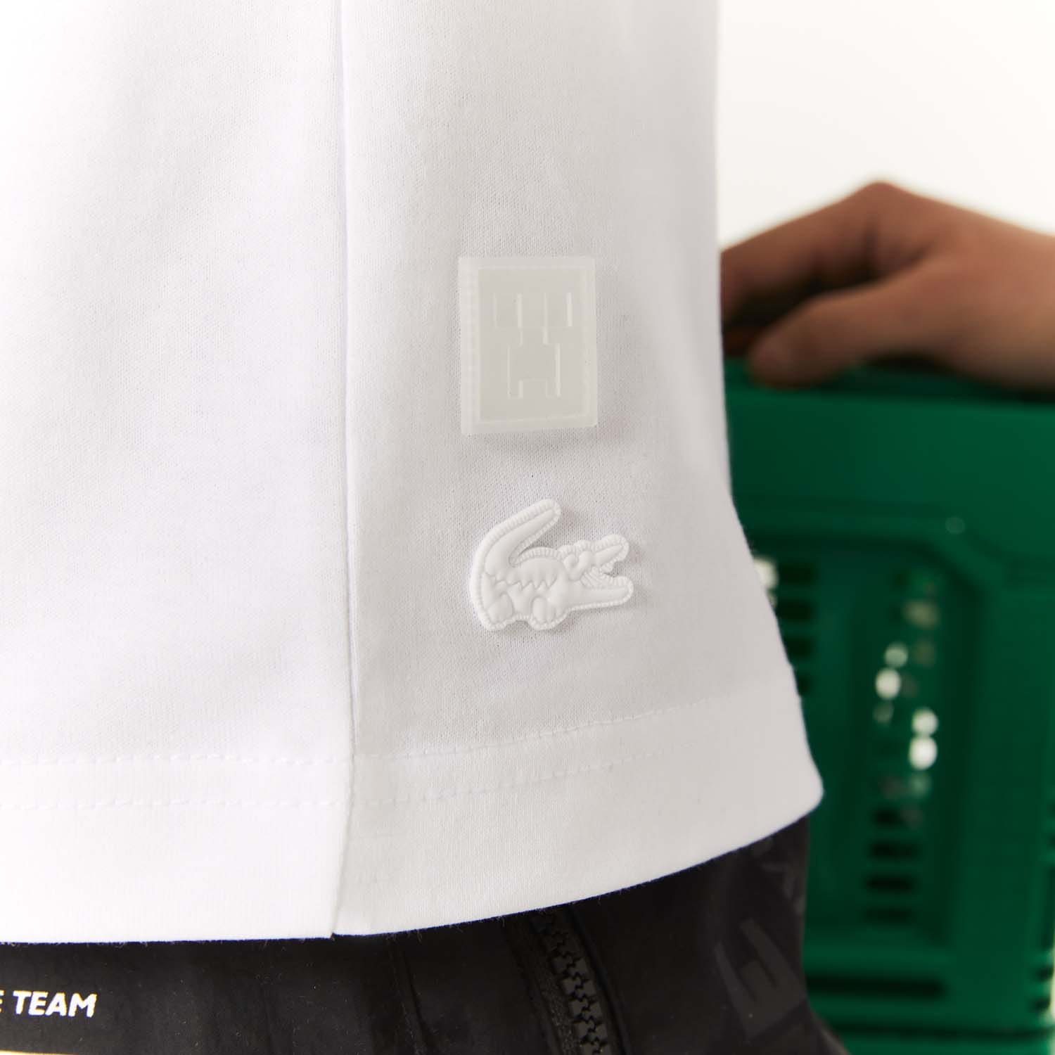 2024 Men’s Lacoste X Minecraft Logo Long Sleeve T-Shirt