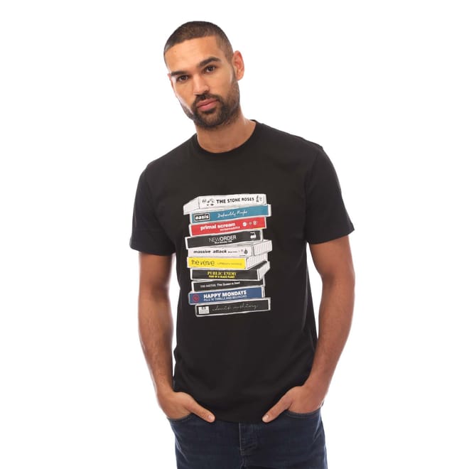 Mens Cassettes Printed T-Shirt