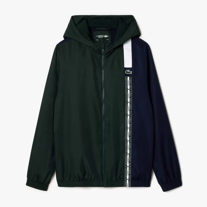 Recycled Fiber Zipped Tennis Jacket