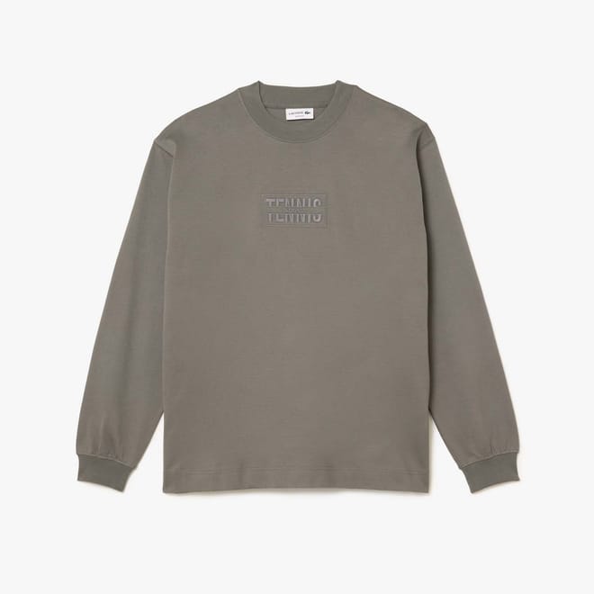 Long Sleeve Loose Fit Cotton T-Shirt
