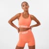 Womens Seamless Logo Sports Bra