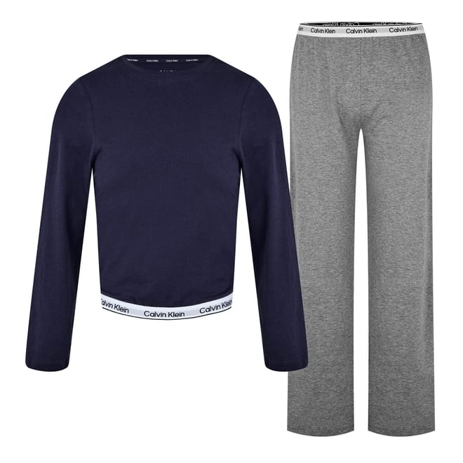 Sleeved Shirt And Pyjama Trouser Set  Junior